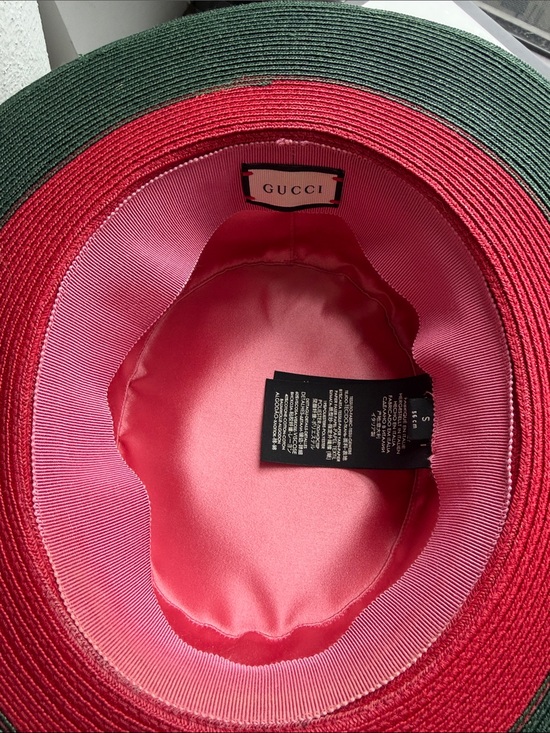 Gucci bee-detail lamé hat / limited edition main image 6